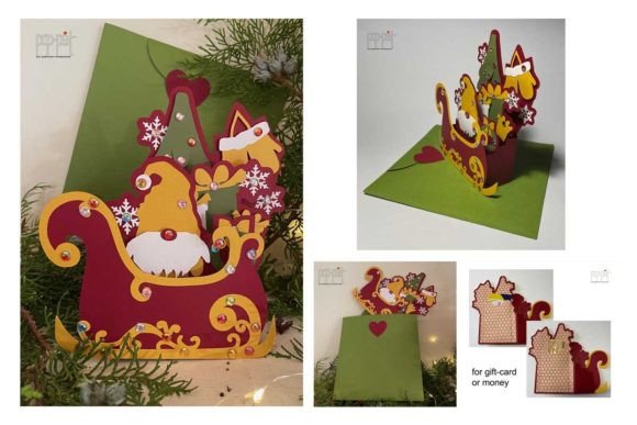 3D SVG Christmas Sleigh Review