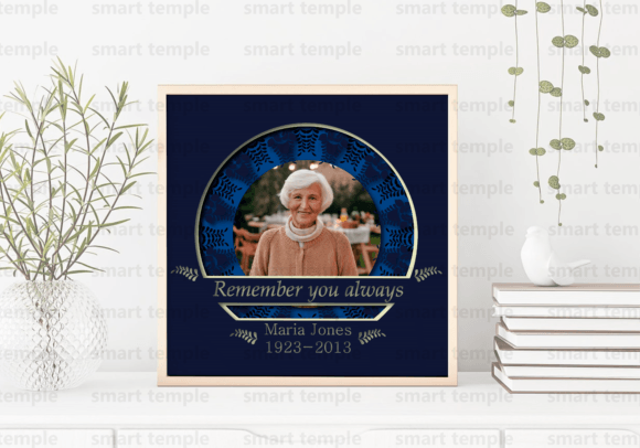 Customizable Memorial Shadow Box 3D SVG Review