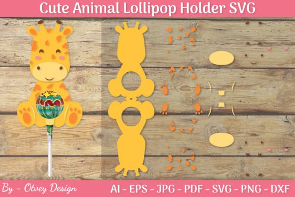 Cute Animals Lollipop Holder SVG: 3D Paper Toys Review