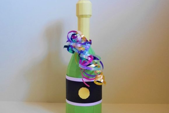 Dolce Champagne 3D SVG Centerpieces