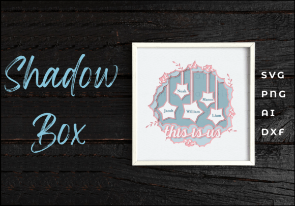 Family Shadow Box: 3D SVG Review for Sellers