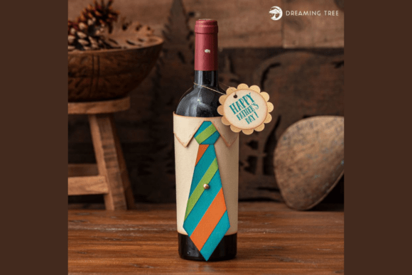 Father’s Day Wine Bottle Wrapper 3D SVG Review