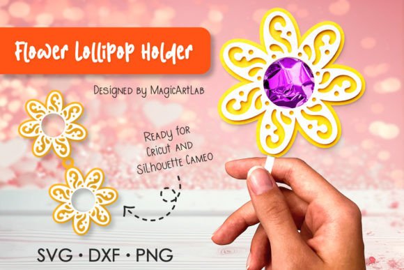 Flower Lollipop Holder: 3D SVG Shapes Review