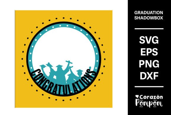 Graduation Shadowbox SVG: 3D Design Review