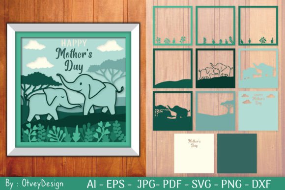 Happy Mother's Day 3D SVG Shadow Boxes Review