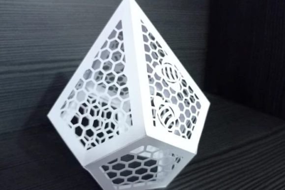 Honeycomb Wedding Centerpiece 3D SVG Table Decorations