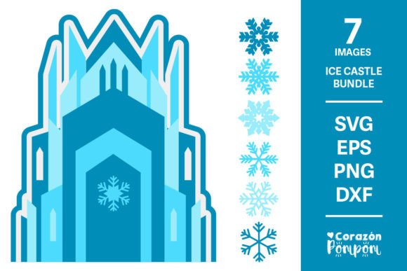 Ice Castle SVG Bundle: 3D Shapes Review