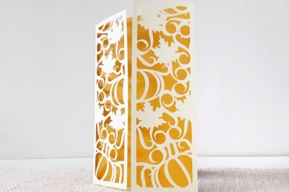 Pumpkin SVG Card: 3D Thanksgiving Design Review