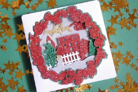 Santa Card Box: A 3D SVG for Christmas Crafting
