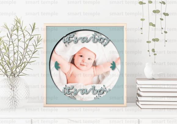 Shadow Box Baby Boy: A 3D SVG Review for Shadow Boxes