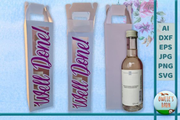Wine Box - Well Done: 3D SVG for Gift Boxes